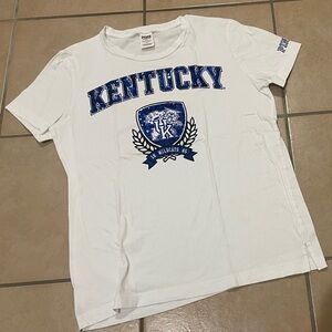 VS Pink University of Kentucky Wildcats Bling White T-Shirt
